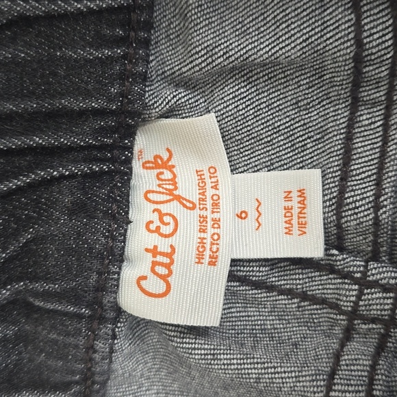 Girls' High-Rise Ankle Straight Jeans | Cat & Jack | 6 - Picture 7 of 11